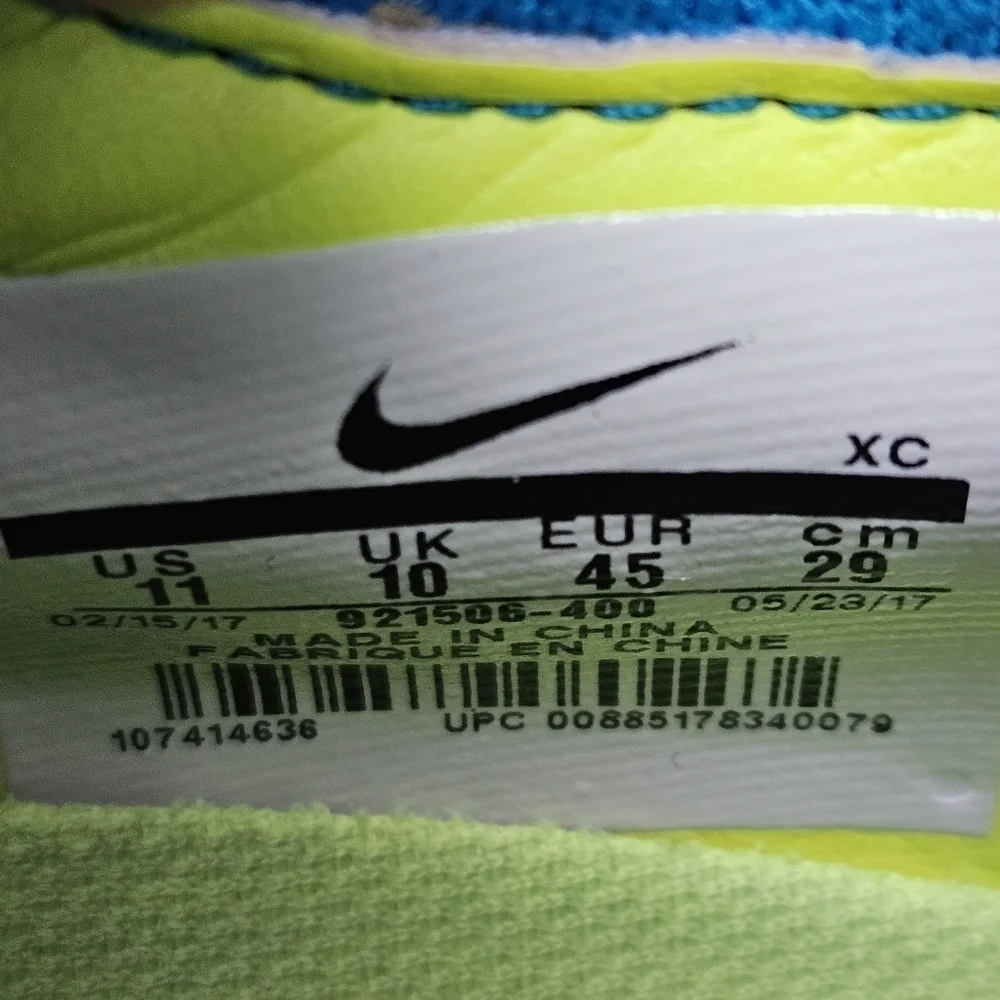 NIKE MERCURIAL VICTORY VI DF NJR FG NEYMAR BLUE ORBIT-WHITE SZ 11 921506-400